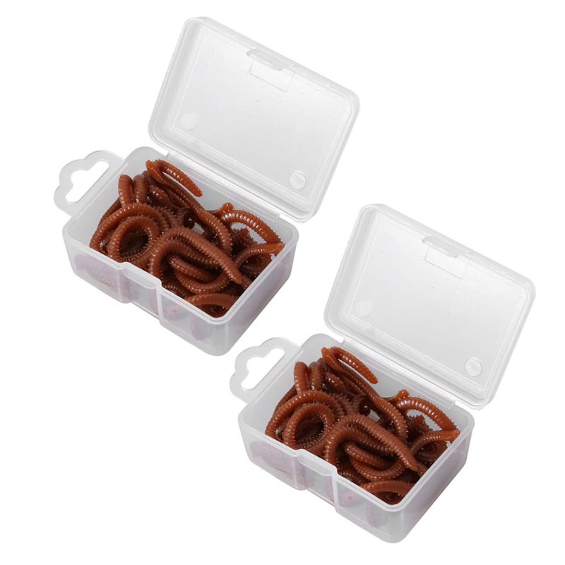 Halloween Fake Worms 20g Fishing Lure Prank Toy Safe Material - Image 2