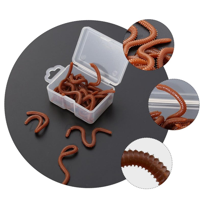 Halloween Fake Worms 20g Fishing Lure Prank Toy Safe Material - Image 4
