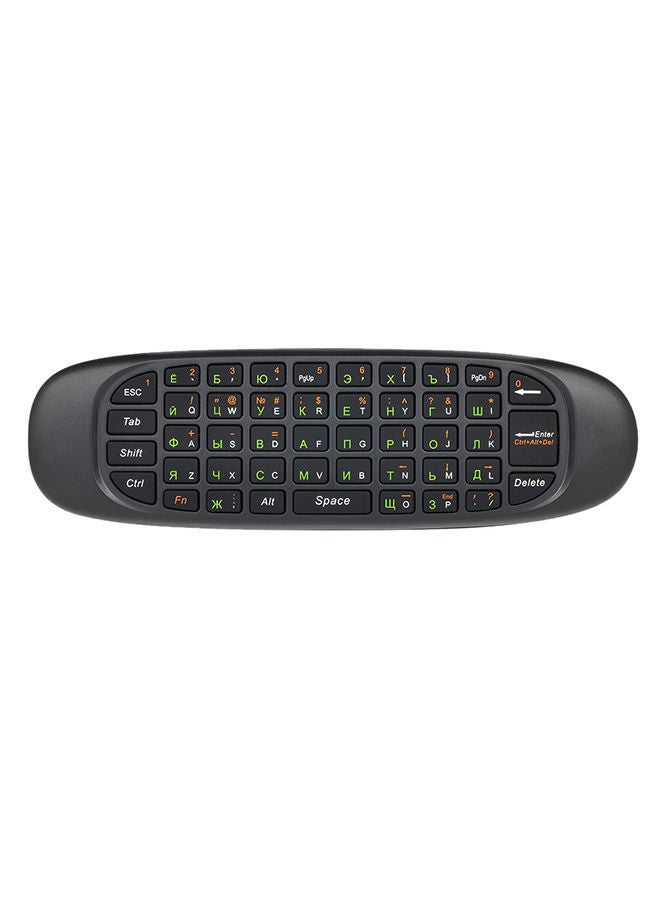 NIBEMINENT Wireless Keyboard Remote Control For Smart TV Black