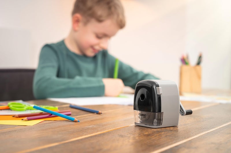 Dahle 133 Pencil Sharpener with Automatic Cutting System, Adjustable Point, Accepts Standard Graphite or Oversized Artist Pencils - Image 5