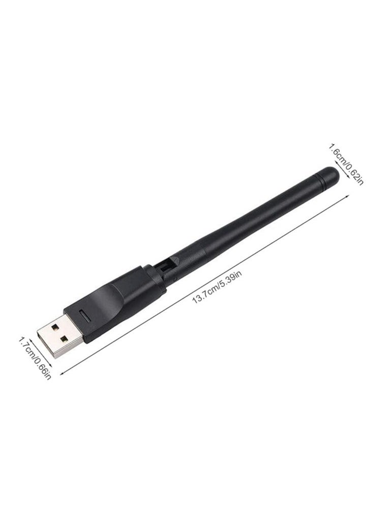 Generic Wireless WiFi Adapter with External Antenna for PC – MT7601 Chipset, Low Noise 2dB, 2 Pieces  - Image 2