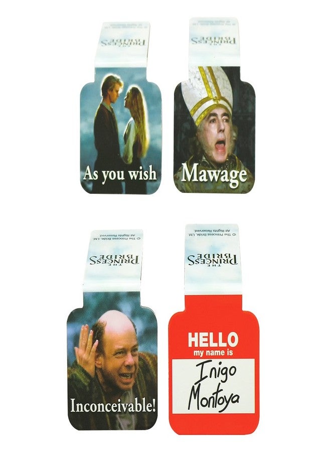 Ata-Boy Princess Bride Bookmark, Princess Bride Movie Magnetic Bookmarks (4 Set) Princess Bride Gifts & Merchandise - Image 1