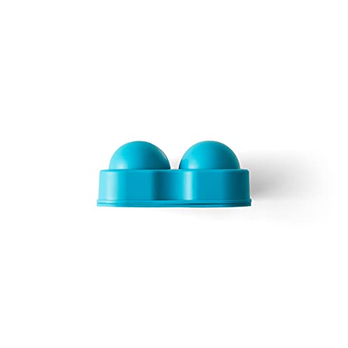 Houdini Large Sphere Ice Tray Mold, Makes Four Ice Balls, Blue - Image 3