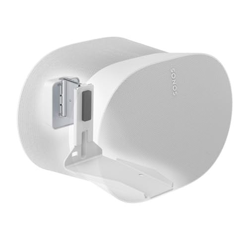 Vogel's SWM 4131 Speaker Wall Bracket for Sonos ERA 300, Max. 11 lbs (5 kg), Tiltable -30º/+30º, Swivels up to 60º (Left/Right), White, 1 Bracket - Image 1