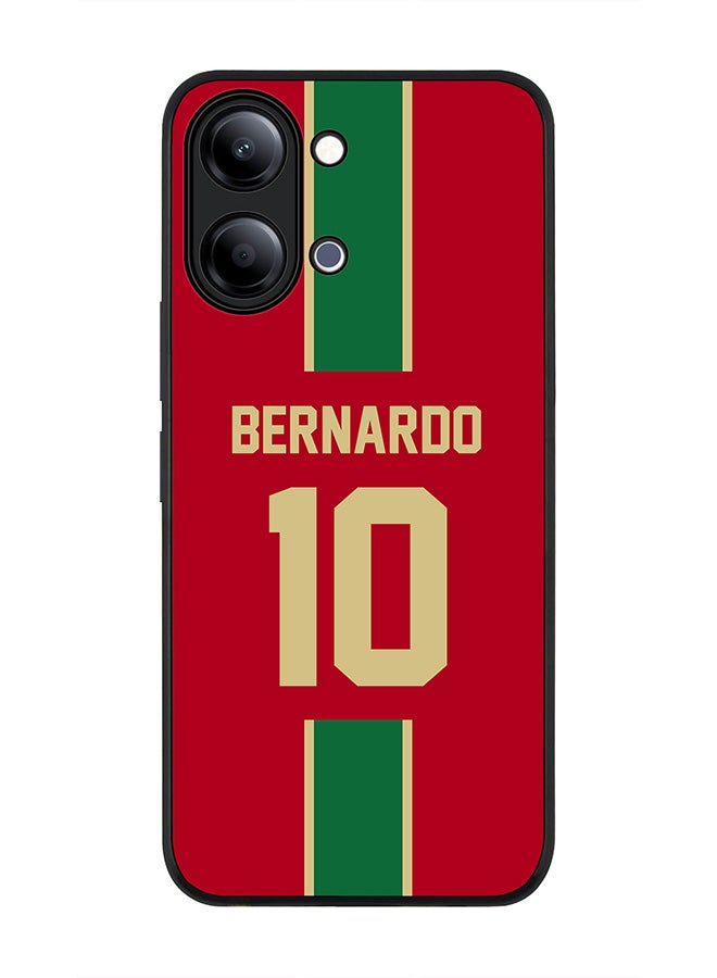 Stylizedd For vivo Y05 4G / Y6t 5G Case,Slim fit Camera Protection, Shockproof Thin Phone cover  - Football - Portugal,  Bernardo - Image 1