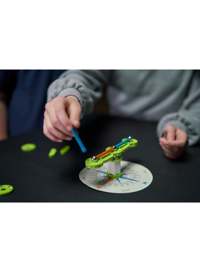 Geomag Mechanics Motion Re Compass 35, STEM & Educational Magnet Toys, Made in Switzerland, 100% Recycled Plastic, Open Ended Toys, Contruction Toys, 7Y+ - Image 3