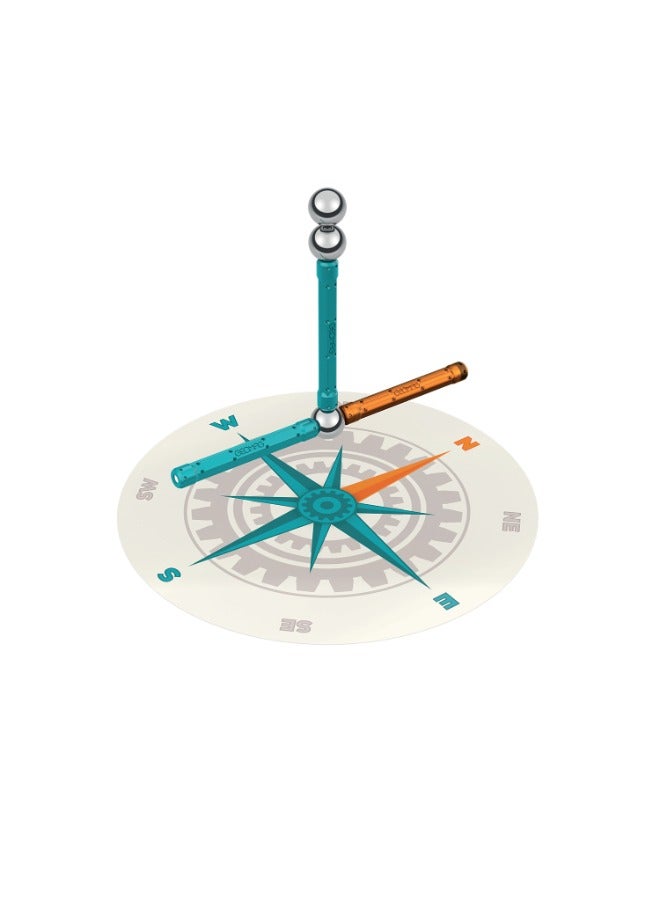 Geomag Mechanics Motion Re Compass 35, STEM & Educational Magnet Toys, Made in Switzerland, 100% Recycled Plastic, Open Ended Toys, Contruction Toys, 7Y+ - Image 5