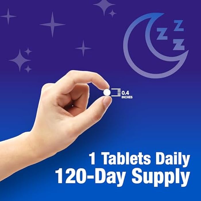 ORZAX Sleep - Melatonin 5 mg, Vitamin B6 & 5-HTP Supplement - Restful Sleep Vitamins for Adults (120 Tablets) - Image 5