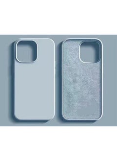 Generic Silicone Case for iPhone 16 Pro Max 6.9 Inch, Liquid Gel Silky Soft Touch, Shock Absorbing Phone Cover with Camera Lens Full Protection, Blue  - Image 5