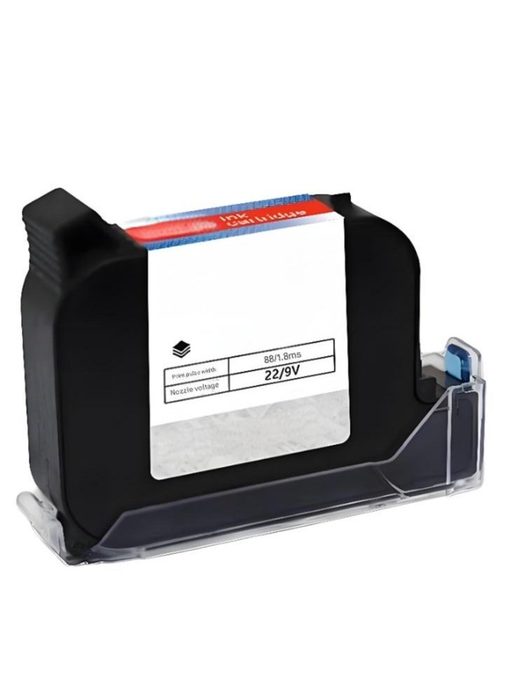 Quick Dry Ink Cartridge Strong Solvent Replacement Handheld Inkjet Printer 0.5 Inches/12.7 mm Generic Unencrypted - Black  - Image 1