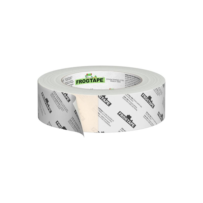 FrogTape FrogTape DS 154 Premium Grade DoubleSided PolyHanging Containment Tape Sticks to Plastic Sheets for Remodeling and Remediation 36mm x 25yds Natural 1 Roll 243049  - Image 5