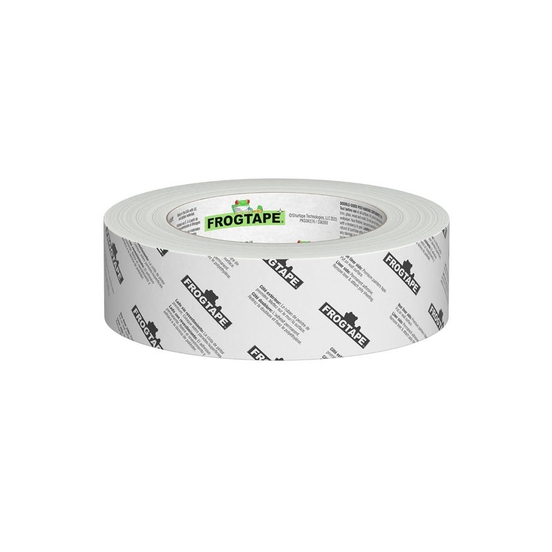 FrogTape FrogTape DS 154 Premium Grade DoubleSided PolyHanging Containment Tape Sticks to Plastic Sheets for Remodeling and Remediation 36mm x 25yds Natural 1 Roll 243049  - Image 2