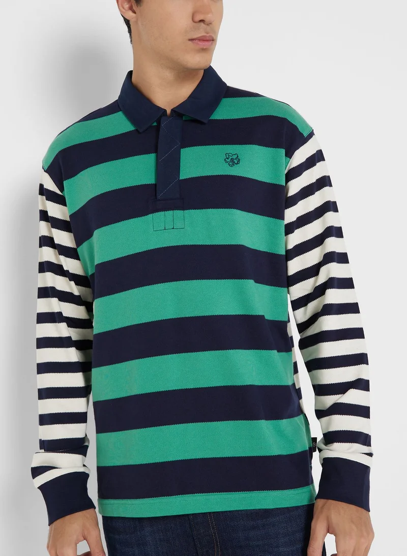 Ted Baker Striped Polo