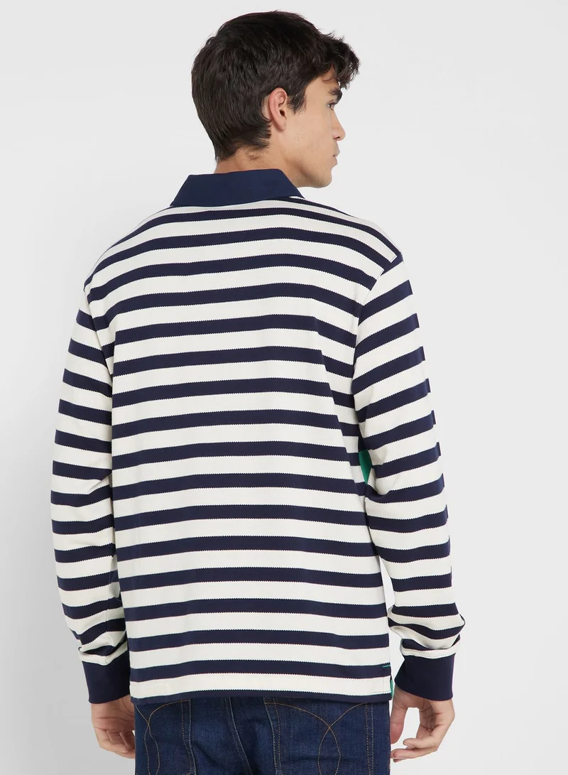 Ted Baker Striped Polo