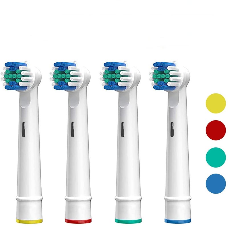 Inralimot Electric Toothbrush Replacement Heads Compatible with Oral-B for Gum Health Improvement.1 Pack Dupont Bristles Replacement Toothbrush Heads(4PCS) - Image 1