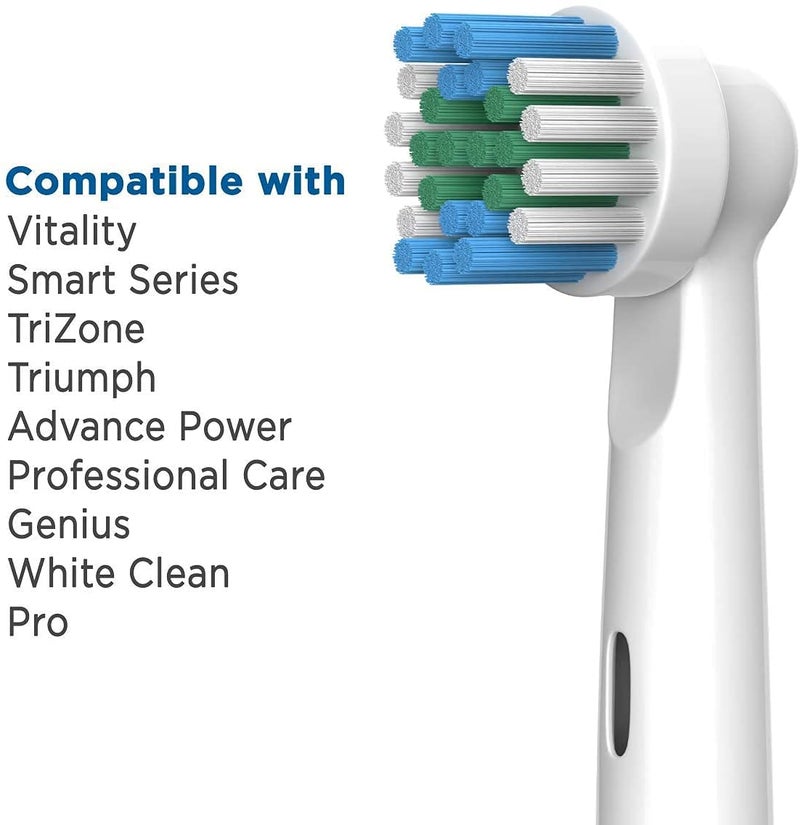 Inralimot Electric Toothbrush Replacement Heads Compatible with Oral-B for Gum Health Improvement.1 Pack Dupont Bristles Replacement Toothbrush Heads(4PCS) - Image 5