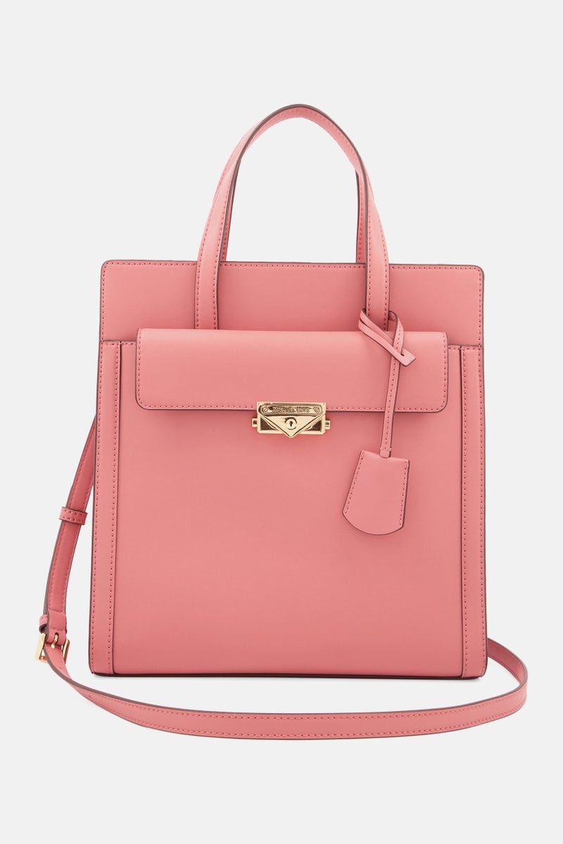 Michael Kors حقيبة يد بشعار ماركة نسائية، وردي - Image 3