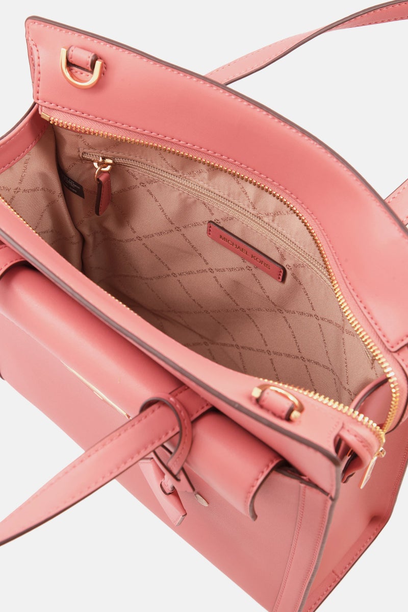 Michael Kors حقيبة يد بشعار ماركة نسائية، وردي - Image 5