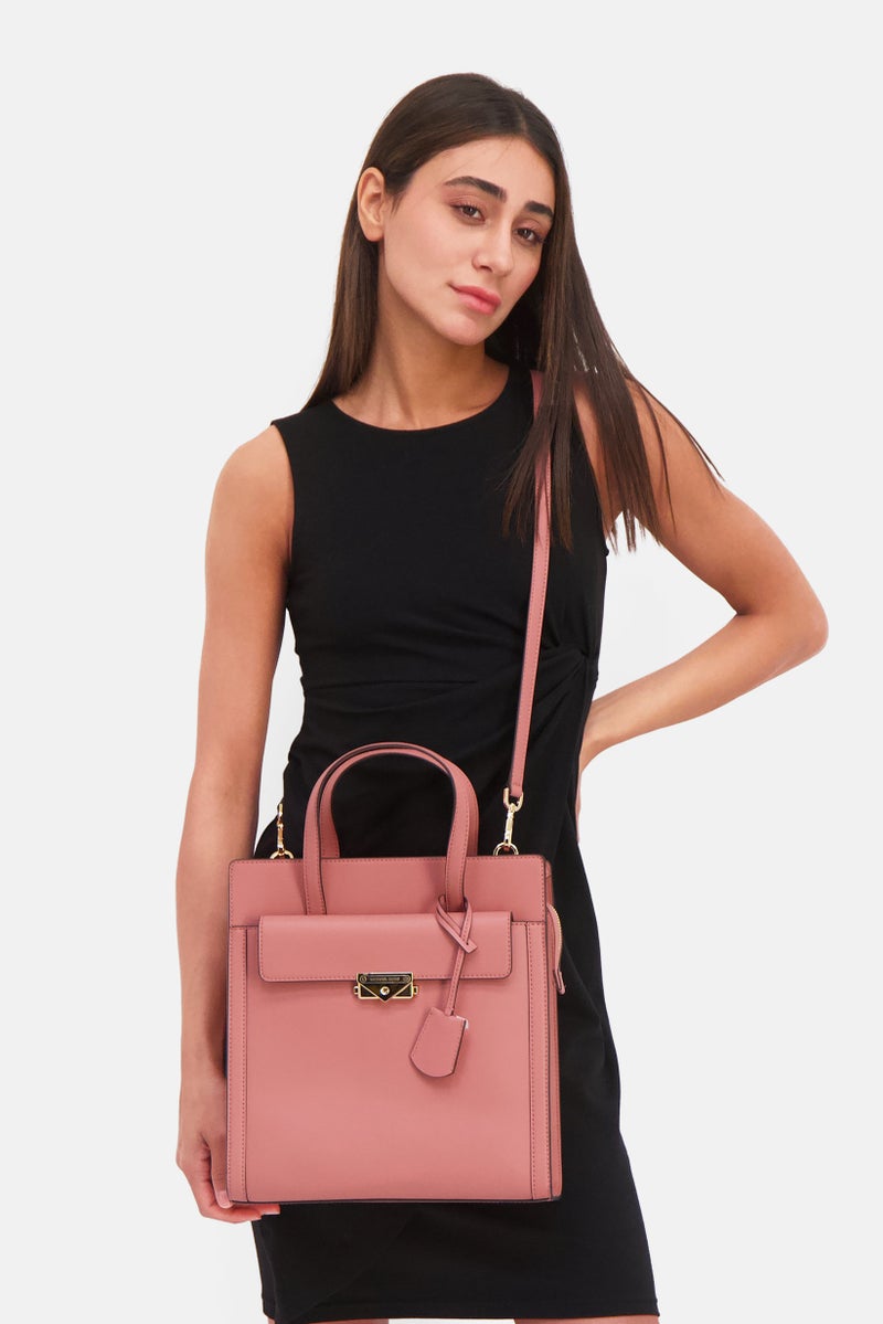 Michael Kors حقيبة يد بشعار ماركة نسائية، وردي - Image 2