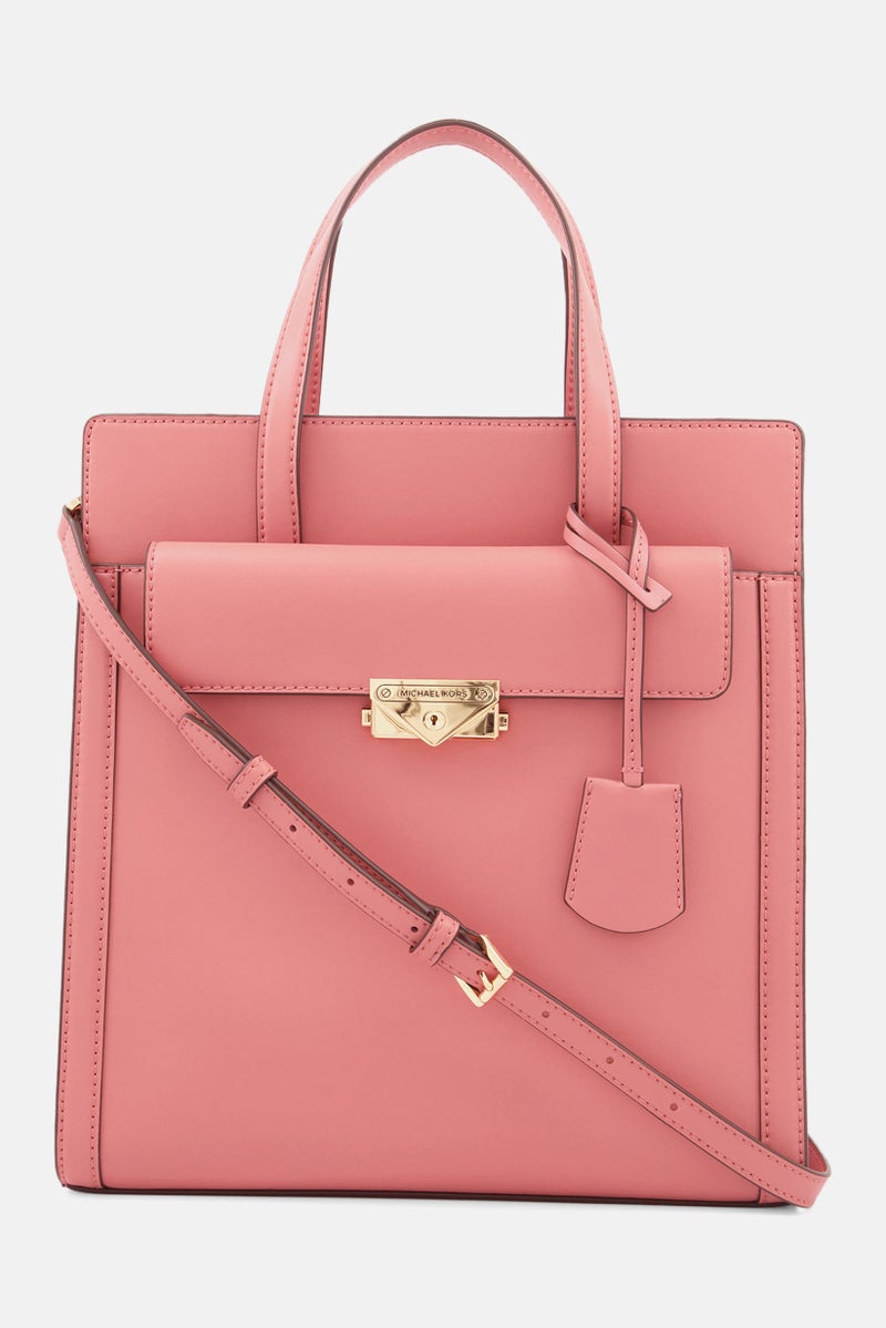 Michael Kors حقيبة يد بشعار ماركة نسائية، وردي - Image 1