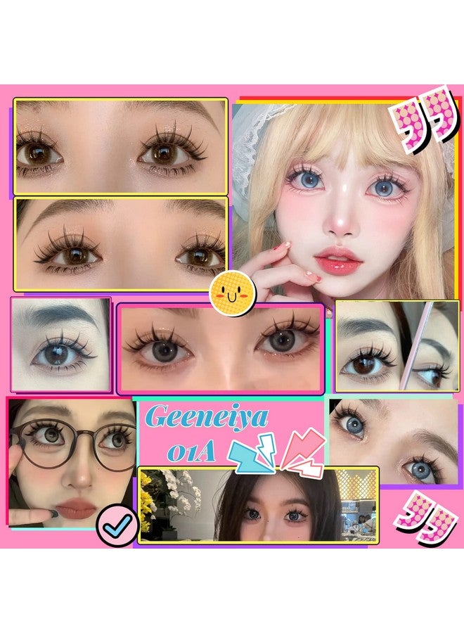 Geeneiya Manga Lashes Natural Look Anime False Eyelashes Individual Wispy Korean Makeup Eye Lashes Clusters 10 Pairs Asian Chinese Japanese Fake Eyelashes Pack By Geeneiya - Image 4