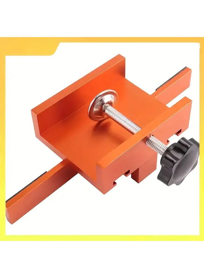 Orange Cabinet Door Installation Template With Support Arm And Clamp - Image 5