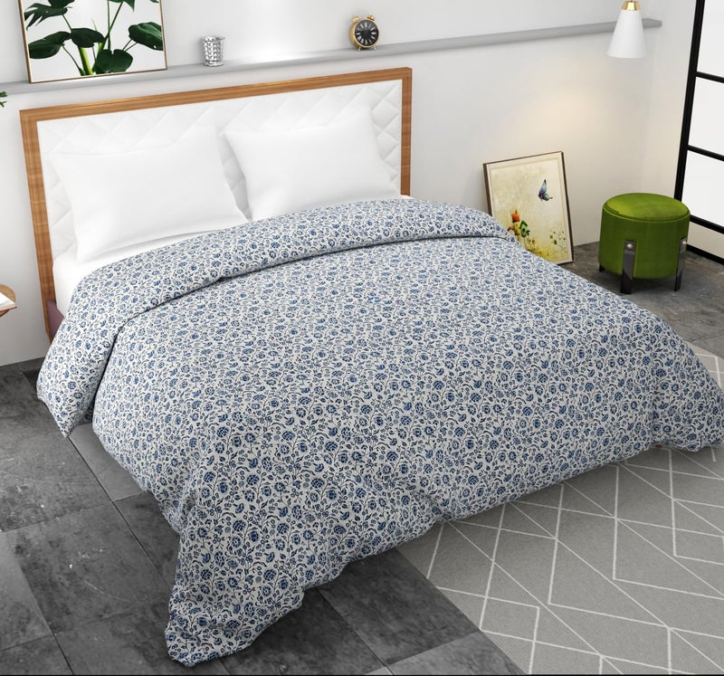 KIAAKSH KIAAKSH Super Premium Quilt Cover Double Bed with Zipper Blanket Coverrajai CoverComforter CoverDuvet Cover King Size Glace Cotton Warm Stuff King Size Dohars 90x100 Inches SB 21  - Image 4