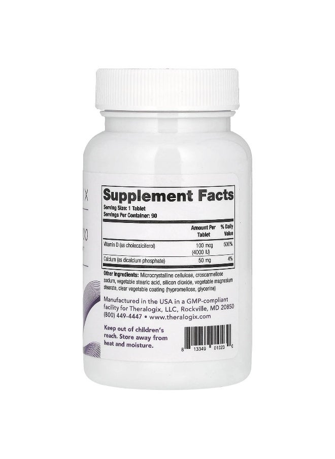 Theralogix Theralogix, Thera-D 4000, 90 Tablets  - Image 2