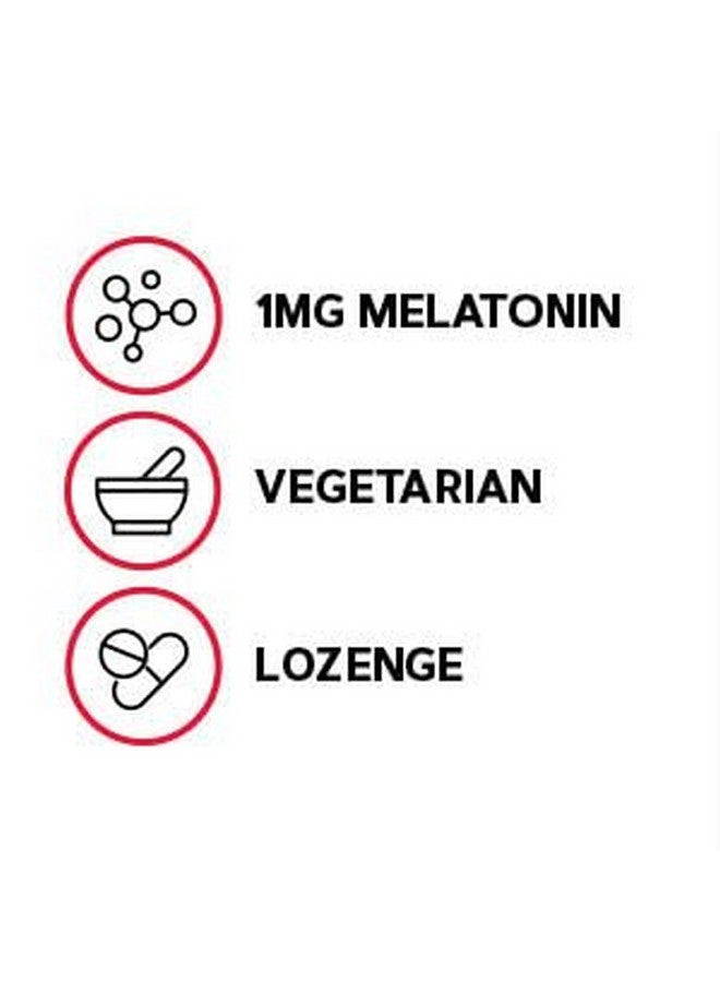 GNC Melatonin Lozenges 1mg | Promotes Sleep | Cherry - 60 Vegetarian Lozenges - Image 3