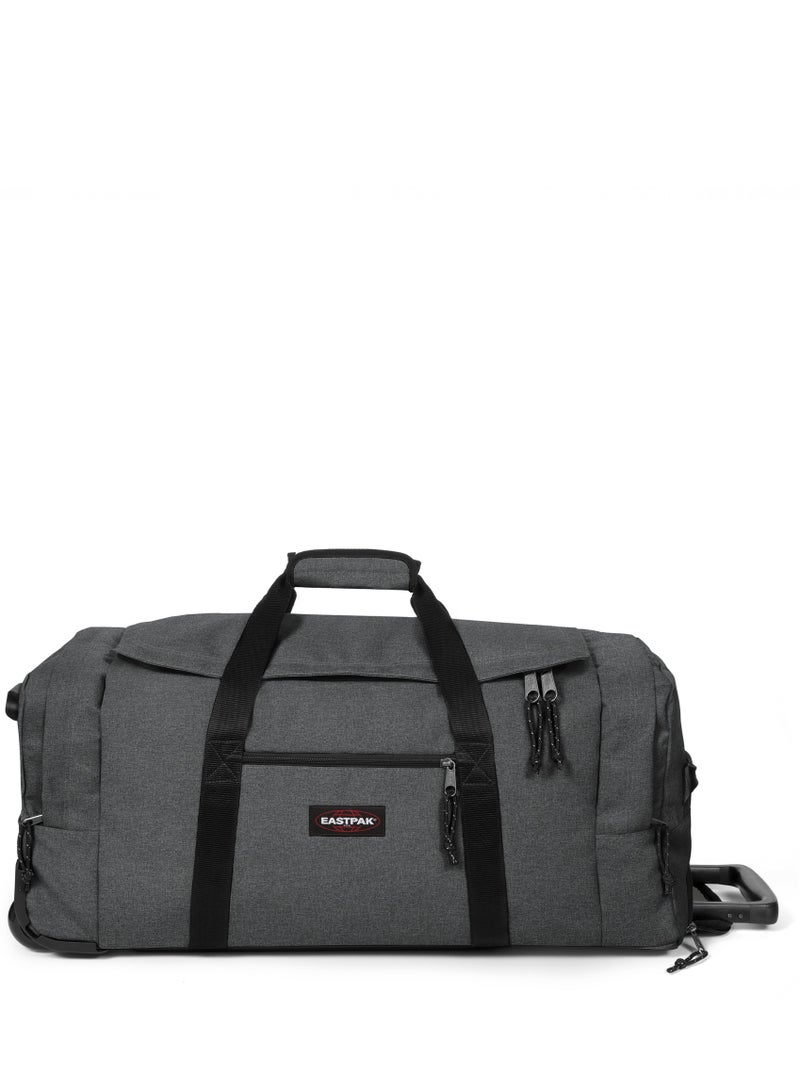 EASTPAK Leatherface S Duffle Trolley Bag Black Denim Small - Image 1