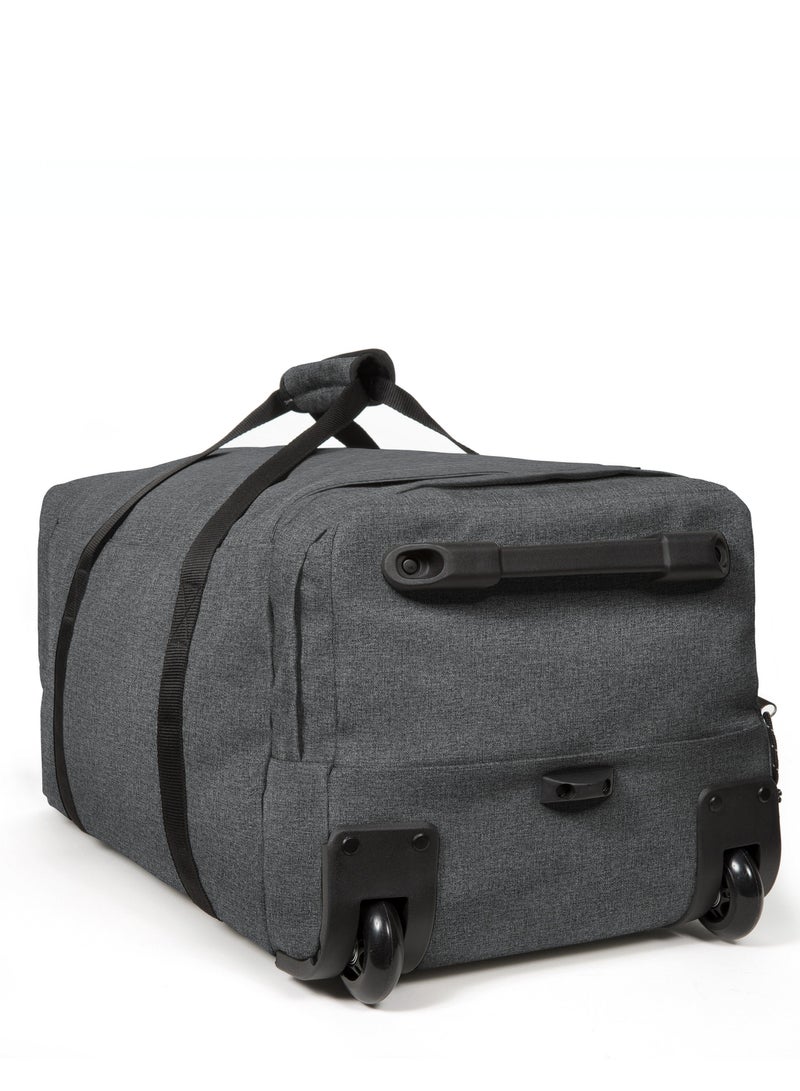 EASTPAK Leatherface S Duffle Trolley Bag Black Denim Small - Image 5