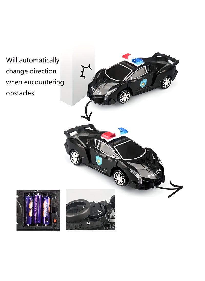 LIXADA Transforming Police Car, with Sound and Light Effects, a Transforming Robot Toy Car is almost every for Man's dream, the best birthday gift, holiday gift, party gift. Batteries not included, Gift for Kids Age 3+  - Image 3