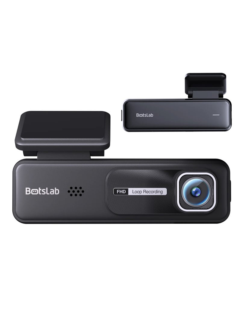 Botslab Botslab HK30 Pro 3MP Dash Cam 2K HD Video Car Cam DVR Recorder Parking 140°Wide Viewing Angle On-Dash Video Car Camera Connect To Cellphone Via 2.4GHz Wifi - Image 1