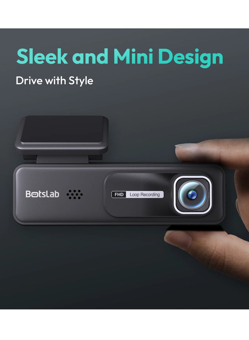 Botslab Botslab HK30 Pro 3MP Dash Cam 2K HD Video Car Cam DVR Recorder Parking 140°Wide Viewing Angle On-Dash Video Car Camera Connect To Cellphone Via 2.4GHz Wifi - Image 3
