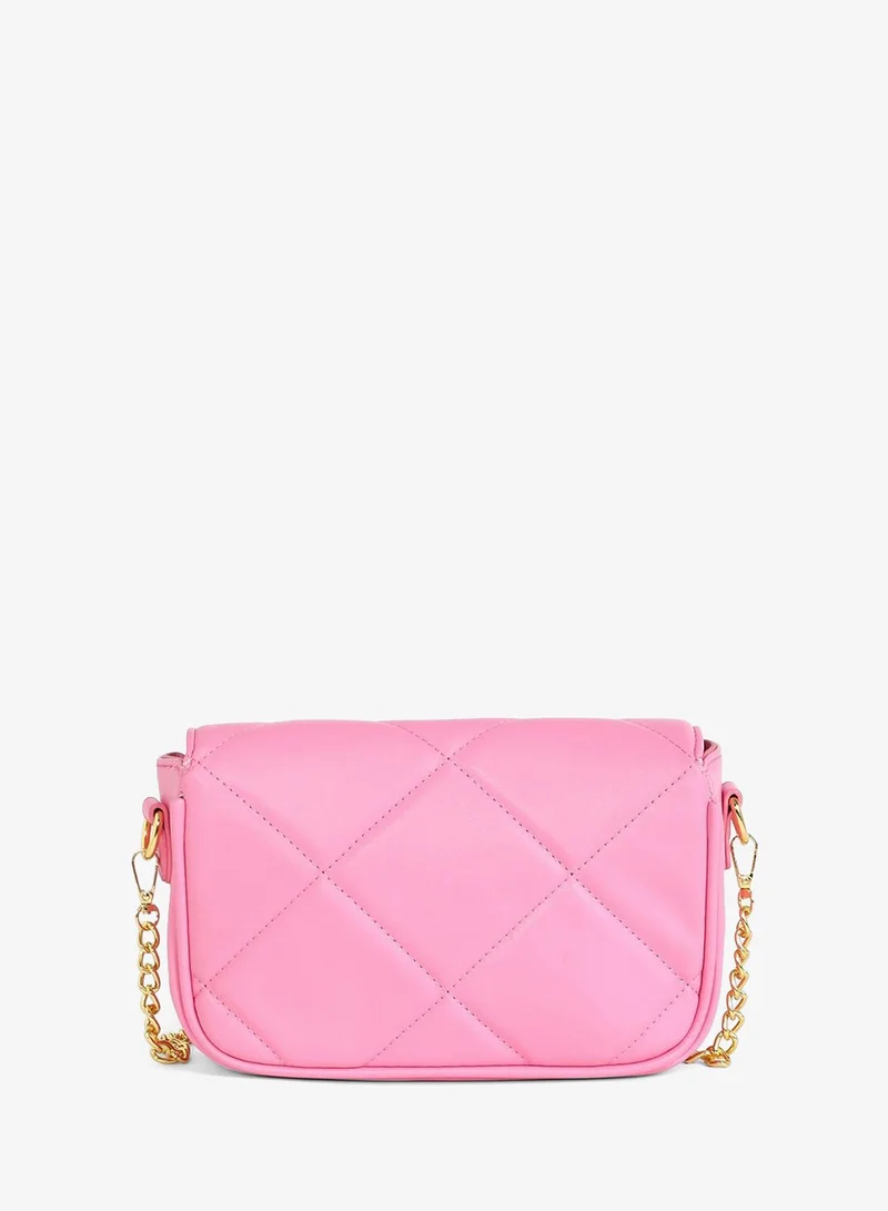Haute Sauce  The Quilted Butterfly Shoulder Bag - Barbie Pink for Women | Best Price UAE