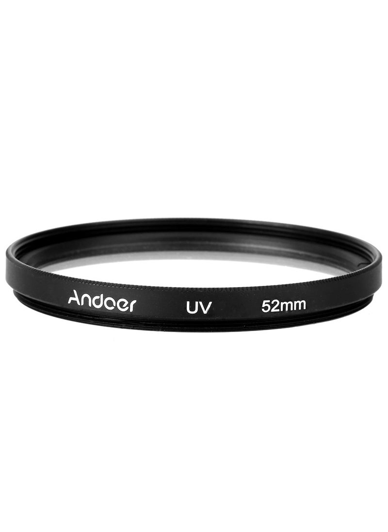 Andoer 52mm UV+CPL+ND8 Circular Filter Kit, Circular Polarizer Filter ND8 Neutral Density Filter with Bag, for Nikon Canon Pentax Sony DSLR Camera