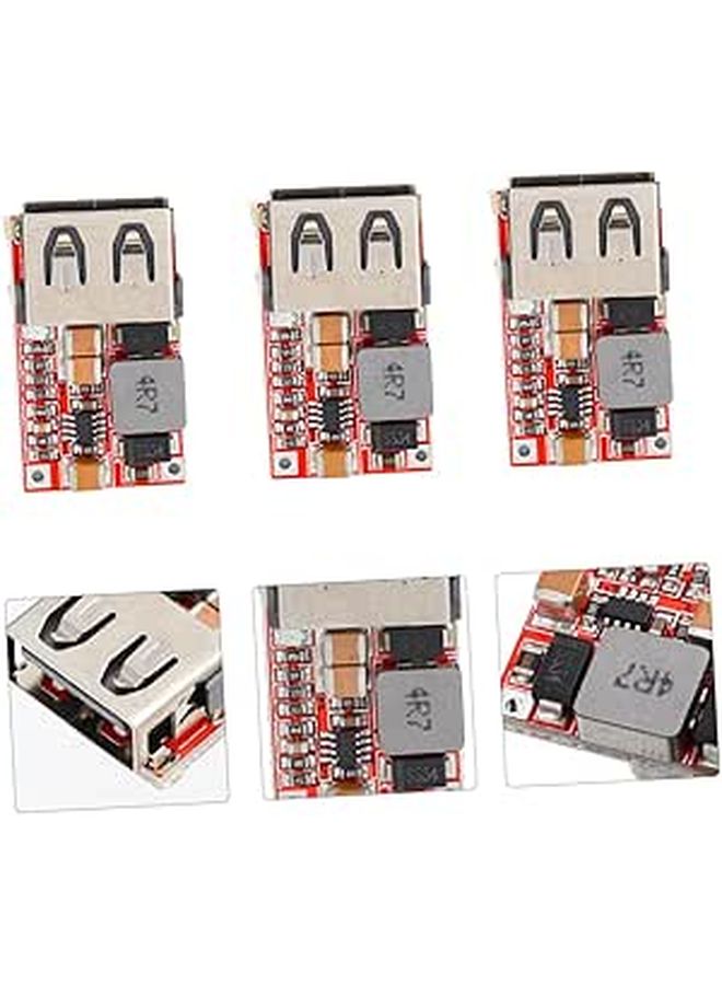 5 قطع - منظم جهد DC-DC أوتوماتيكي - وحدة شاحن سيارة USB - حماية من عكس القطبية - Image 1