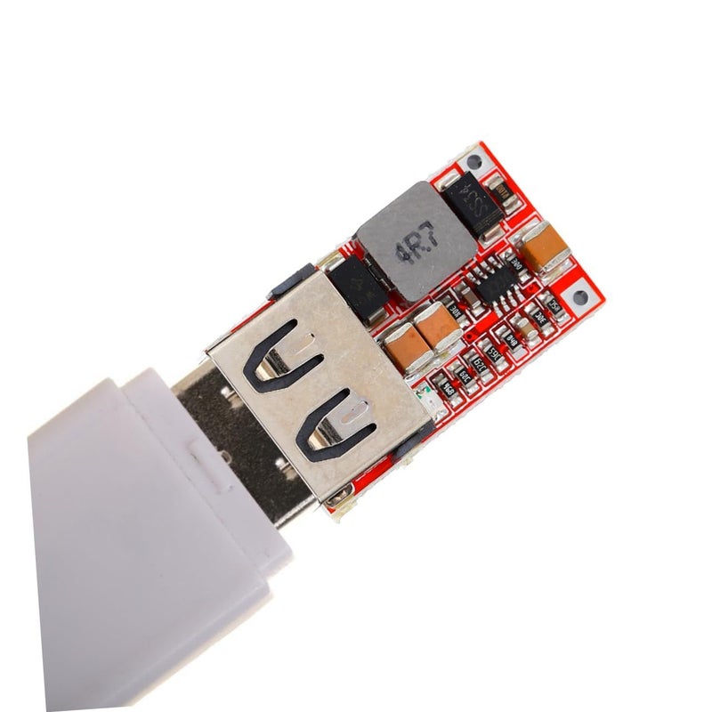 5 قطع - منظم جهد DC-DC أوتوماتيكي - وحدة شاحن سيارة USB - حماية من عكس القطبية - Image 3