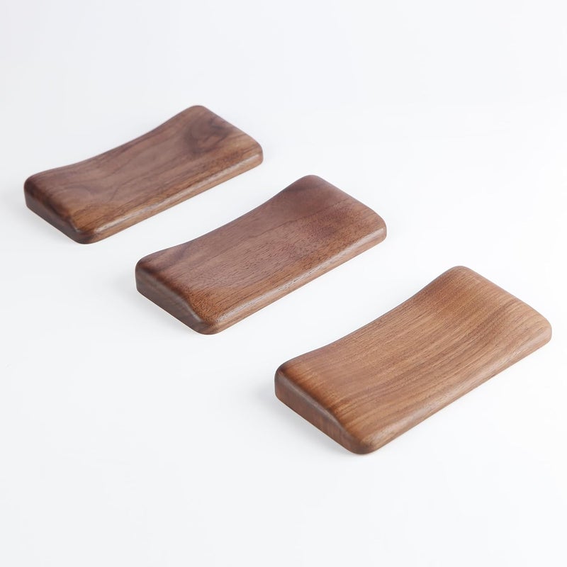 Faluber Mouse Wrist Rest Wooden Palm Rest Wrist Rest Wrist Rest Gift Present Anti-Fatigue Solid Wood Natural Wood Mouse Rest Pacifier Non-Slip Ergonomic - Image 4