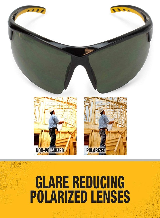 DEWALT DPG99 HDP™ Polarized Safety Glasses - ANSI Z87.1+ Rated Protective Eyewear with Rubber Temples, Adjustable Nosepiece, Neck Cord & Carry Bag - Image 3