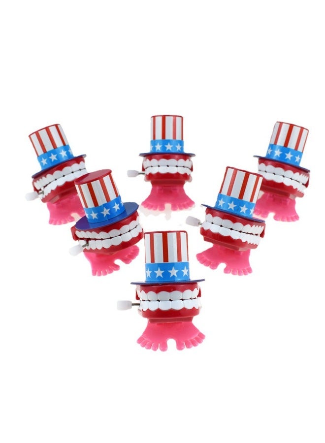 Chain With Eyes Jumping Teeth Gift Oral Jewelry Toy Teeth Dental Small Gift-Color:Teeth With Top Hat - Image 1