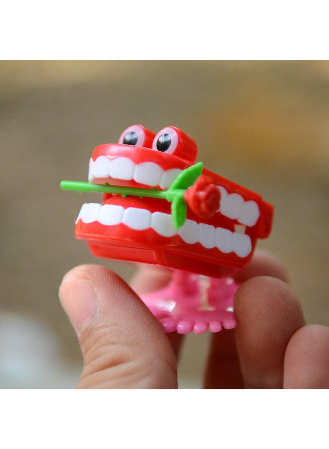 Chain With Eyes Jumping Teeth Gift Oral Jewelry Toy Teeth Dental Small Gift-Color:Teeth With Top Hat - Image 4