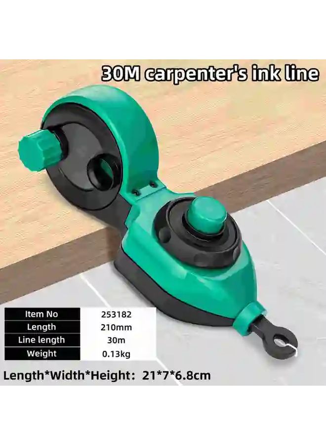 Professional Chalk Line Marker Model 1181 1 Inch with Level for Woodworking - Image 1