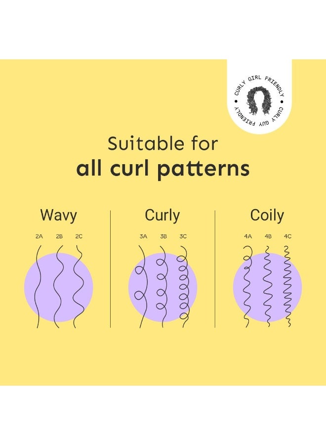 Arata Curl Gel For Frizzy, Wavy, Curly Hair | Natural Long-Lasting Hold & Definition | Tames Frizz | Aloe Vera, Abyssinian Seed Oil, Argan oil & Soy Protein | No Sulphate,Paraben,Silicone | 150ml x 1 - Image 3