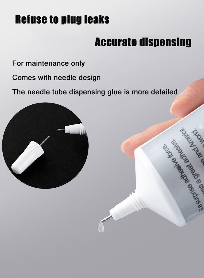 Merrystick Multifunctional Transparent Glue Is Suitable for Bonding Jewelry, Hairpins, Leather, Acrylic, Mobile Phone Cases, Cosmetic Nails, Diamond Jewelry, Etc. Model B-7000 Capacity 110 ML - Image 3