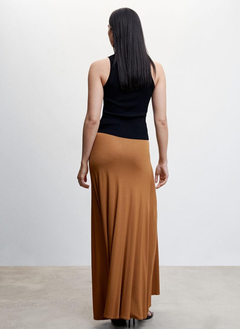 MANGO - Ruched Waist Skirt - Image 1