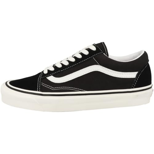 Vans Old Skool Unisex Sneakers, Black/White, 8 US Women/6.5 US Men - Image 1