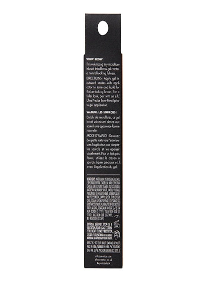 elf e.l.f. Wow Brow Gel, Volumizing, Buildable, Wax-Gel Hybrid, Creates Full, Voluminous-Looking Brows, Locks Brow Hairs In Place, Taupe - Image 5