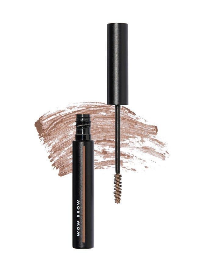 elf e.l.f. Wow Brow Gel, Volumizing, Buildable, Wax-Gel Hybrid, Creates Full, Voluminous-Looking Brows, Locks Brow Hairs In Place, Taupe - Image 1