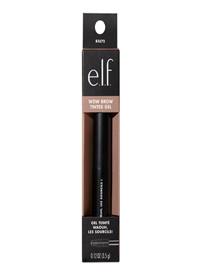 elf e.l.f. Wow Brow Gel, Volumizing, Buildable, Wax-Gel Hybrid, Creates Full, Voluminous-Looking Brows, Locks Brow Hairs In Place, Taupe - Image 4